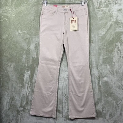 Pantalones acampanados l.e.i Sophia Hipster para mujer junior 11 regular 32x32 tostado elástico Foto 1 de 4