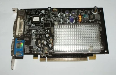 Nvidia GF6200TC 128MB PCIE DVI/VGA/TV Graphics Card - Image 1 of 3