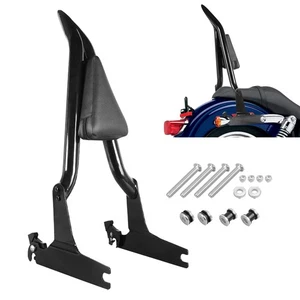 Respaldo de pasajero barra Sissy para Harley Dyna Super Glide Wide Glide 2005-2014 - Imagen 1 de 9