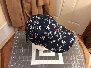Tommy Hilfiger Hat Cap Strap Back Mens One Size Classic Navy Blue w Palm Trees - Picture 1 of 7