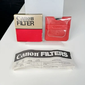 Canon SKY 1A 52mm Lens Filter made in USA Skylight - w/ Box and Case - Picture 1 of 11