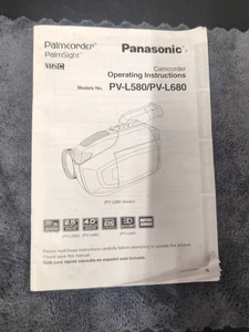 Guide Manual Panasonic Camcorder Operating Instructions Models No. PV-L580 680 - Picture 1 of 7