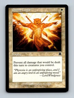 Magic The Gathering MTG Divine Light 8/143 Apocalypse Card 2001 - Image 1 of 2