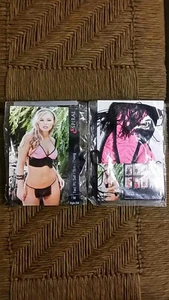 Two Piece Bra And Panty Set, Top And Thong, Pink And Black, Medium READ COMMENTS - Picture 1 of 6