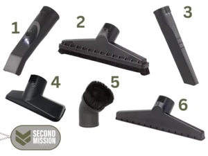 RIDGID 2-1/2" 6 Accesorios Kit de Piezas de Accesorios para Aspiradora de Secado Húmedo - Imagen 1 de 9