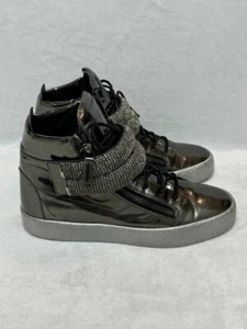 GIUSEPPE ZANOTTI Zapatillas Altas Barra Piedra Metálica (Talla 43) - Imagen 1 de 14
