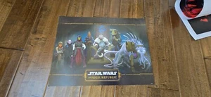 2024 SDCC COMIC CON ESCLUSIVO POSTER GRUPPO STAR WARS L'ALTA REPUBBLICA - Foto 1 di 1
