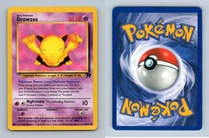 Drowzee #54/82 Team Rocket Common Pokemon 2000 TCG Card - Picture 1 of 1