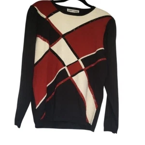 Alfred Dunner "All That Glitters" Sweater Size S - Multicolor - New with Tags - Picture 1 of 3