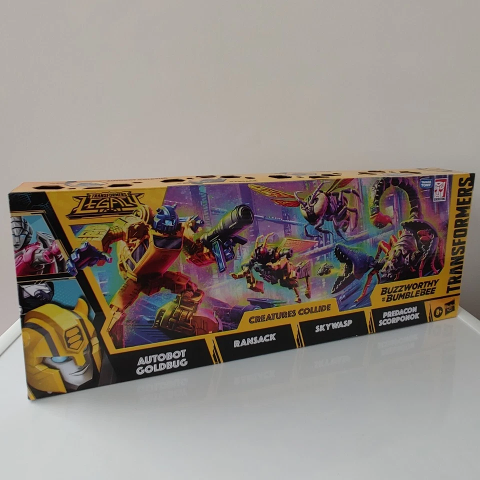 Hasbro Transformers Legacy Creatures Collide 4 Pack Set Takara Tomy