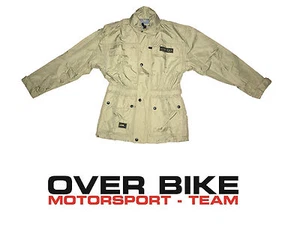 GIACCA JACKET MOTO SCOOTER CITTA IMPERMEABILE TRASPIRANTE TESSUTO BEIGE TG XXL - Foto 1 di 1