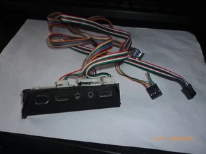 Frontpanel 2x USB 2.0 mit Blende ! 2.0 USB-360HD S095018-01B  - Bild 1 von 7