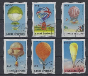 v4479 Sao Tome & Principe/ Ballone MiNr 619/24 o - Bild 1 von 1
