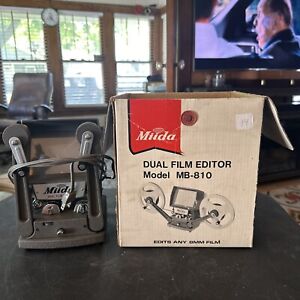 Miida Dual Film Editor Model MB-810 8mm Editor Vintage WORKS!