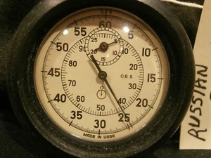 Sowjetische Stoppuhr Mechanische Stoppuhr Made in USSR Panzerstoppuhr Lot #2 - Bild 1 von 5