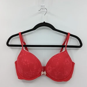 Victoria's Secret Bra Women’s 34DD Red Lace Push Up Body by Victoria - Picture 1 of 6