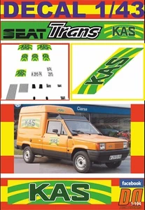 DECAL SEAT TRANS KAS 1983 (01) - Imagen 1 de 1