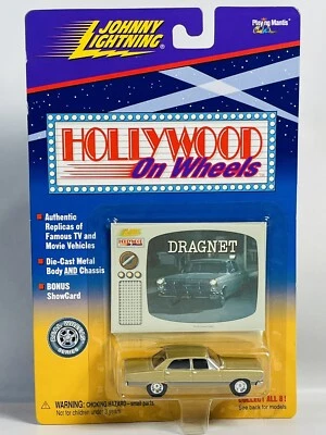 NEW Johny Lightening 1/64 Scale Hollywood Wheels Dragnet Bonus Showcard (4) - Image 1 of 2