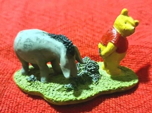 Hand Painted Disney Miniature : Pooh & Eeyore : Boxed - Picture 1 of 2