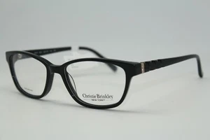 2 Unidades NUEVAS GAFAS CHRISTIE BINKLEY C311 NEGRAS MUJER MARCOS 52-16-140 #098 - Imagen 1 de 10
