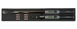Snap On 2 pc 3/8" & 1/2" Drive Flex-Head Tech Angle Torque Wrench Set -A - Picture 1 of 12