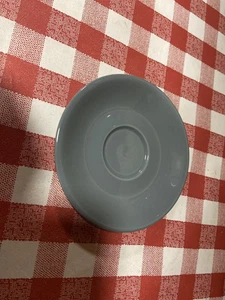 6 x Royal Genware 12cm Untertasse grau x 6