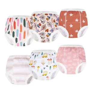 Toddler Potty Training Panties 6 Pack Cotton Absorbent Toilet Training Pants ... - Picture 1 of 6