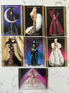 Juego de 7 cartas Barbie Tempo 1997, colección Bob Mackie #/1285-35 - Imagen 1 de 2