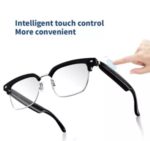 Smart Glasses Bluetooth Call & Music Anti-Blue light Glasses Open Ear Headset* - Picture 1 of 17