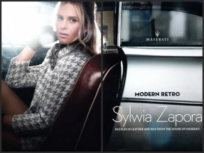 MASERATI CAR magazine promo ad #09 "NOT A CAR" 3 PGS SYLWIA ZAPORA 2015 - Image 1 of 3