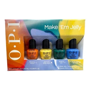 OPI Nail Lacquer Make ‘Em Jelly Summer 2025 Mini 4pc #DCS025 - Picture 1 of 1