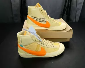 Nike Blazer Mid x OFF-WHITE All Hallow's Eve 2018, AA3832-700, taglia 9, indossate una volta - Foto 1 di 24