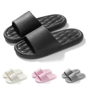 Couples Non-Slip Breathable Slippers Quick Drying Soft Sole Flat Shoes PVC New - Picture 1 of 15