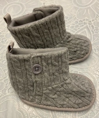 Bebé Niña Koala Bebé Gris Botas Punto (Talla 12/18M) - NUEVAS sin etiquetas Foto 1 de 4