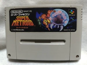Super Famicom Super Metroid Cartridge ONLY Japan COMBINED SHIPPING - Picture 1 of 2