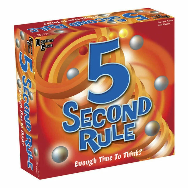 University Games 5 Second Rule Board Game