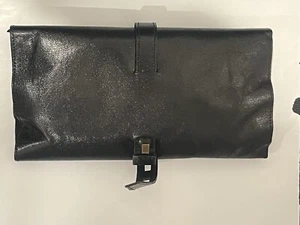 Vintage Lederer France Bag Wallet Handbag Leather Clutch Metal Clasp - Picture 1 of 13
