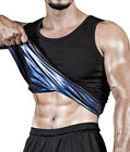 Men's Sauna Shirt Heat Trapping Sweat Compression Waist Trainer Vest Body Shaper