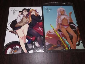 Fate/Grand Order FGO ART BOOK " FGO BIKE DOODLE Vol.1 & Vol.2 " Doujinshi New - Picture 1 of 9