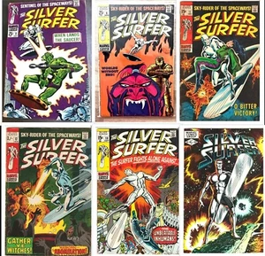 Silver Surfer #2.6.11.12 (1968) + Oneshot (1982) 5 Marvel Comics Stan Lee - Bild 1 von 24