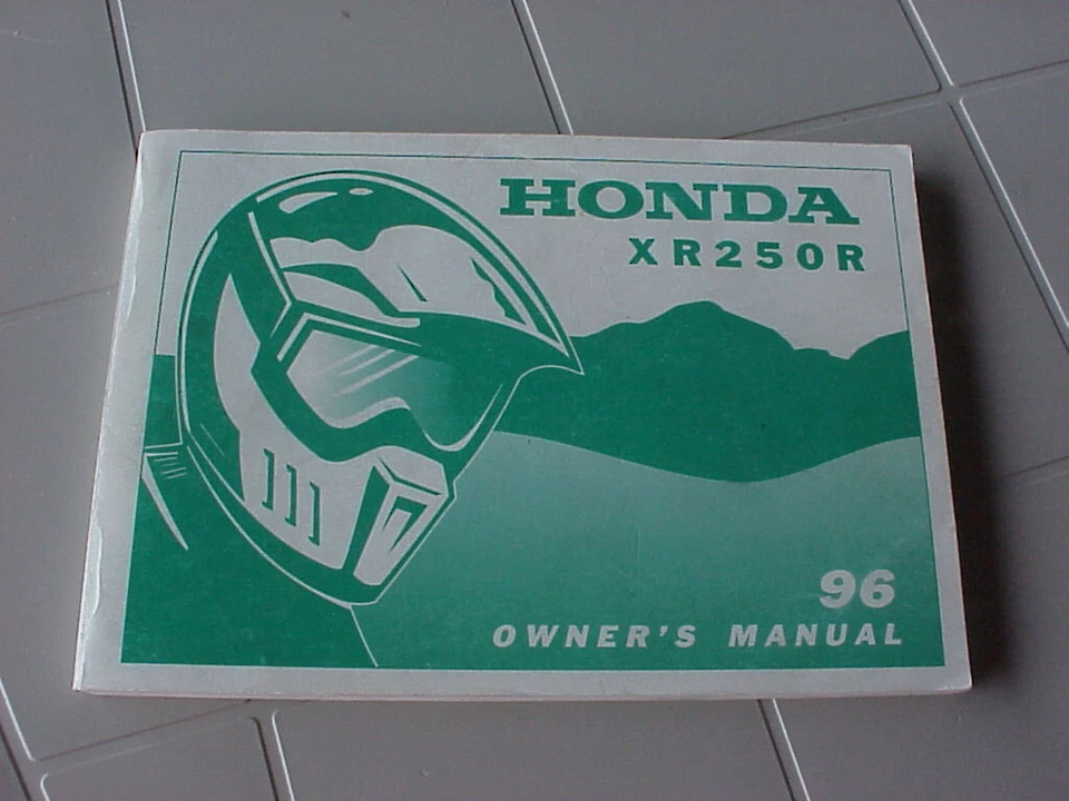Honda XR250R 1996 manual del propietario de motocicletas OEM Foto 1 de 1