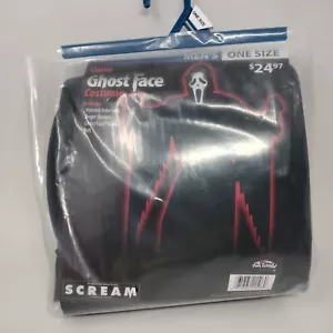 Classic Ghost Face Halloween Costume Adult Men's One Size Mfg 2023 - Picture 1 of 5