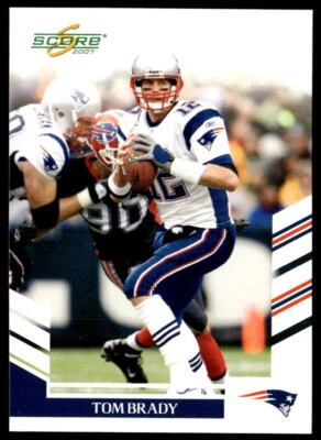 2007 Score #155 Tom Brady New England Patriots - Image 1 of 2