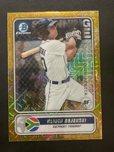 Ulrich Bojarski 2021 Bowman Chrome Gold Mojo Refractor STG-UBl Serial #/50 - Picture 1 of 2