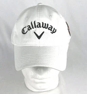 Gorra Callaway Golf Future Champions bordada con correa trasera - blanca negra - Imagen 1 de 6