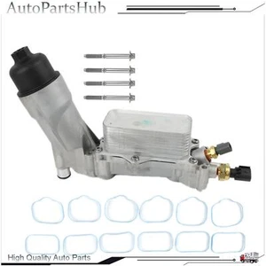 Kit de carcasa de enfriador de aceite de motor de aluminio mejorado 926-959 con junta de sensores de filtro - Imagen 1 de 22