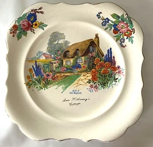 Vintage Ann Hathaway’s Cottage “A bit of Old England” English Ware L & Sons LTD - Bild 1 von 8