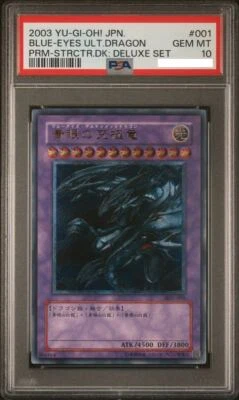 PSA10  YuGiOh  Japanese SDX-001 Blue-Eyes Ultimate Dragon Ultimate Rare 200 - Image 1 of 2