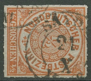 Distrito postal del norte de Alemania NDP 1868 1/2 centavos 3 con SA K2 piezas SAYDA - Imagen 1 de 1