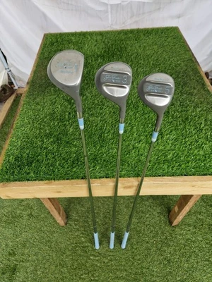 Ladies MacGregor Jack Nicklaus #1 , #3 , #5 Woods - Steel Shafts - Right Handed - Image 1 of 4